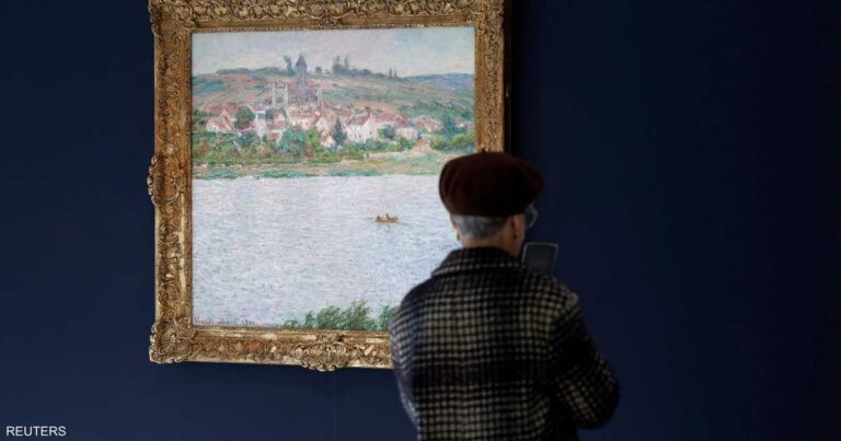 اكتشاف لوحة نادرة لمونيه تُباع بأعلى سعر في مزاد عالمي