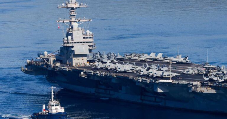 عودة أكبر حاملة طائرات أميركية إلى منطقة الشرق الأوسط لتعزيز الوجود العسكري