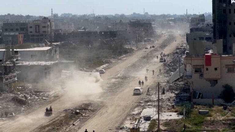 استشهاد فلسطيني جراء قصف الاحتلال في بيت لاهيا بقطاع غزة