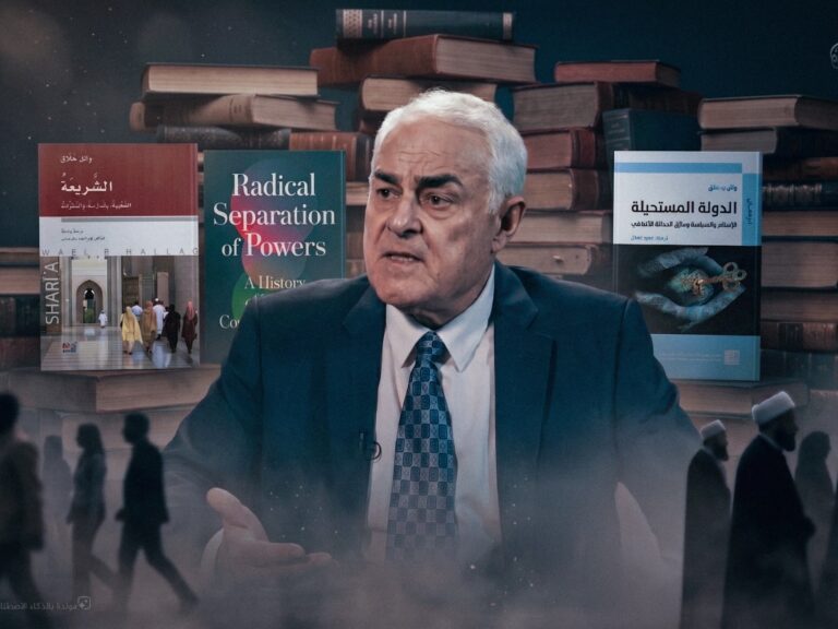 وائل حلاق يؤكد إسلامية مبدأ الفصل بين السلطات ودور المذاهب كصمام أمان للنظام