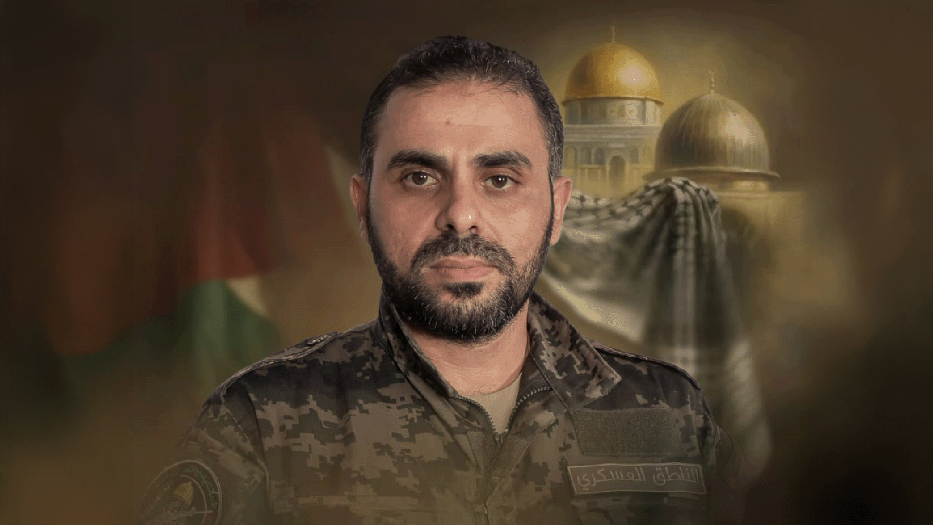 ظهور حذيفة الكحلوت “أبو عبيدة” وهو يتنقل بعربة كارو خلال فترة الحرب