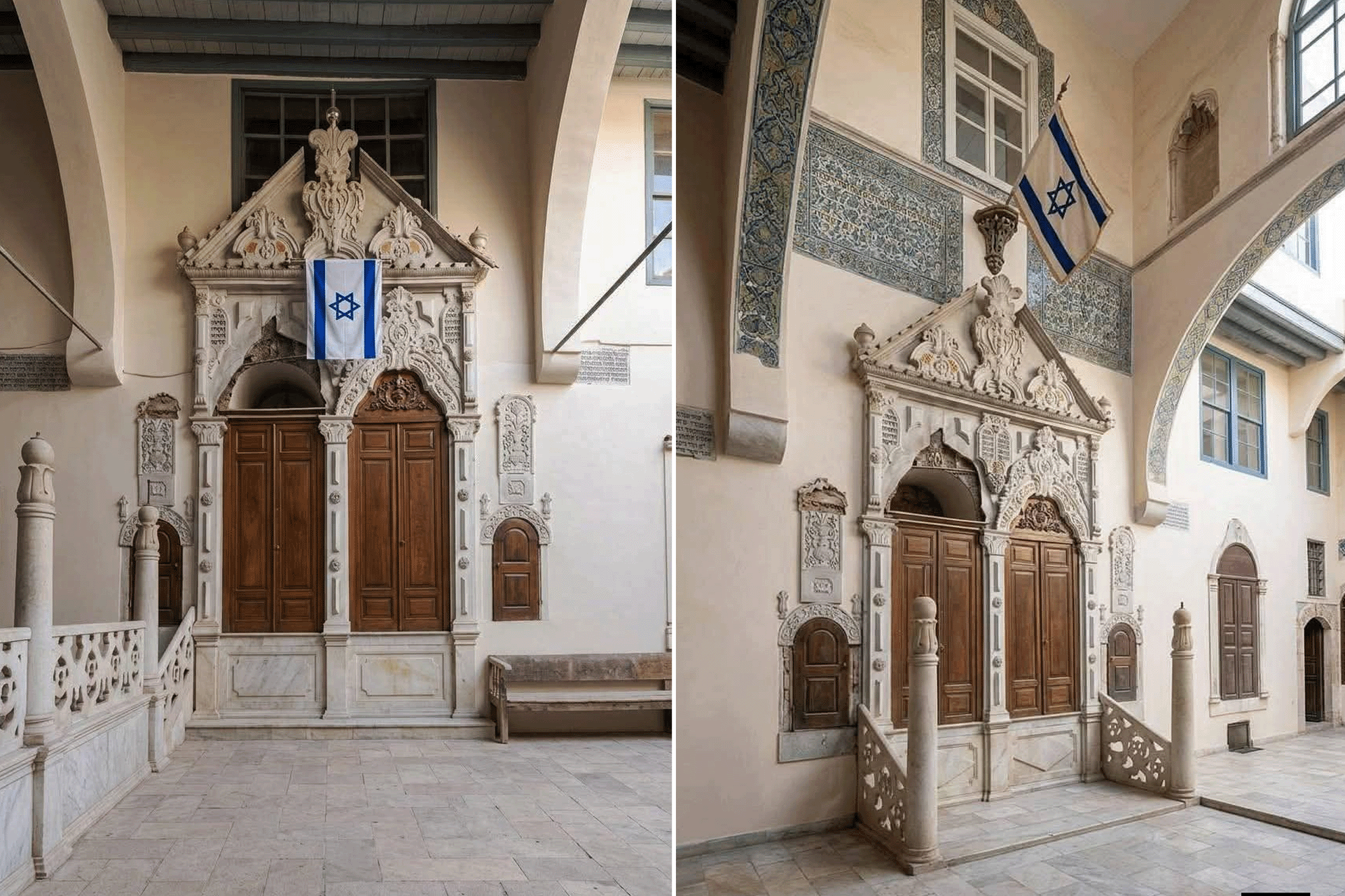 الحكومة السورية تنفي رفع العلم الإسرائيلي على كنيس يهودي بدمشق وتؤكد احترام التقاليد الدينية