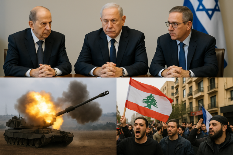مفاوضات لبنانية إسرائيلية وسط تصعيد عسكري وانقسام داخلي