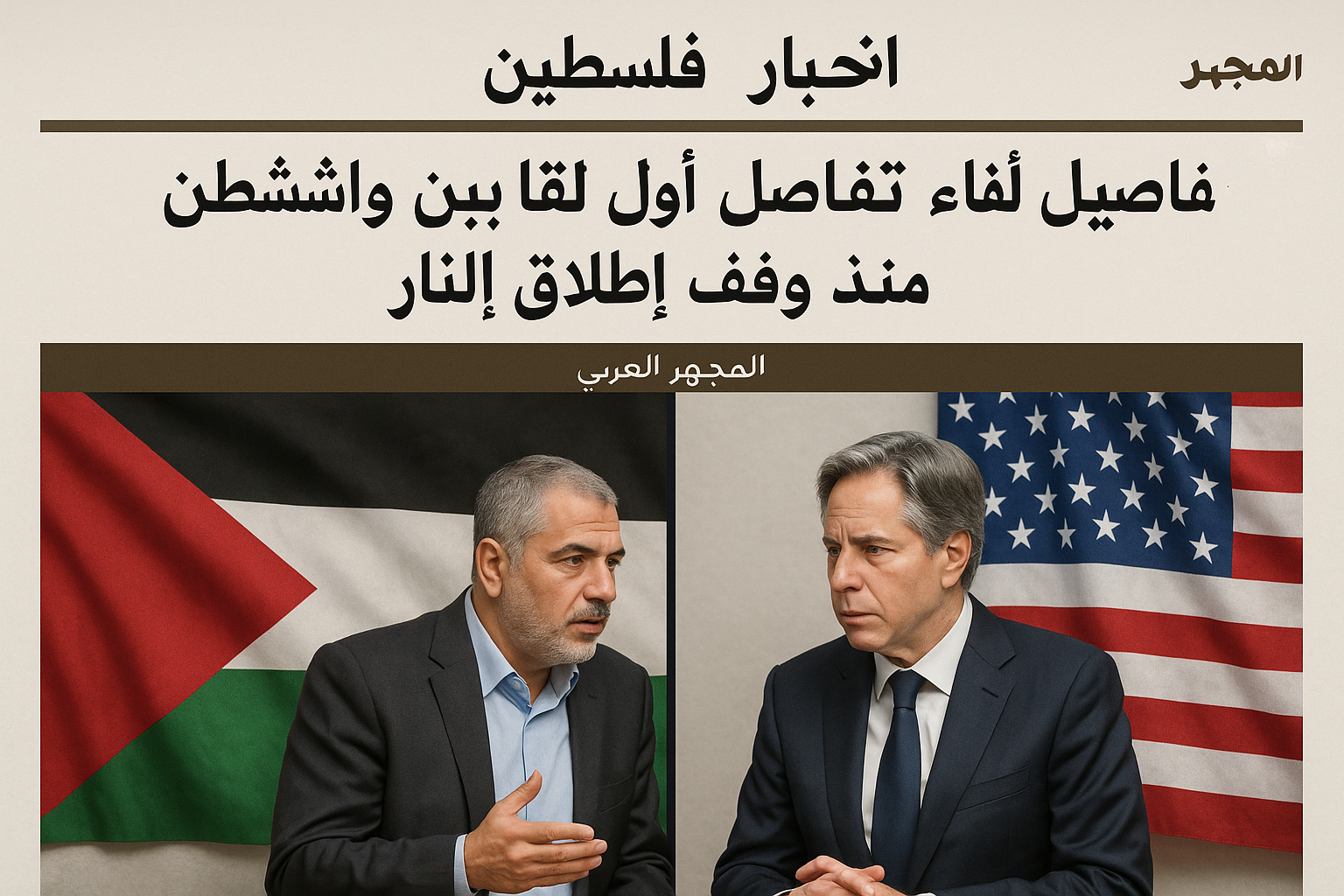 أول لقاء بين حركة حماس والولايات المتحدة منذ وقف إطلاق النار يفتح آفاقاً جديدة للحوار