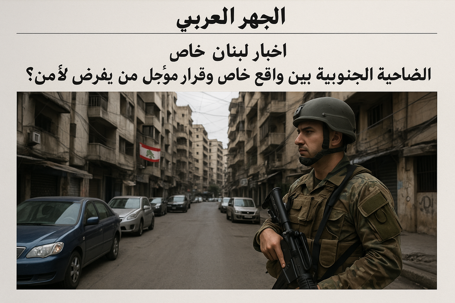 الضاحية الجنوبية في لبنان: واقع أمني معقد وقرار مؤجل حول فرض الأمن