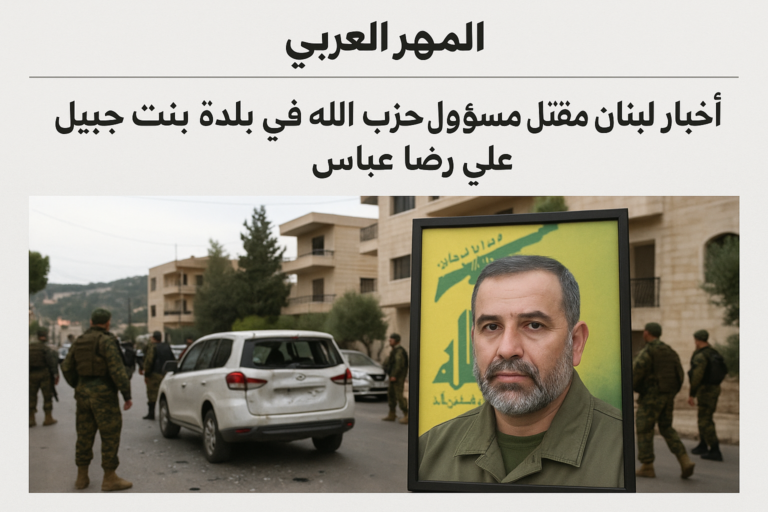 مقتل مسؤول حزب الله علي رضا عباس في بنت جبيل اللبنانية يثير قلقًا سياسيًا وأمنيًا