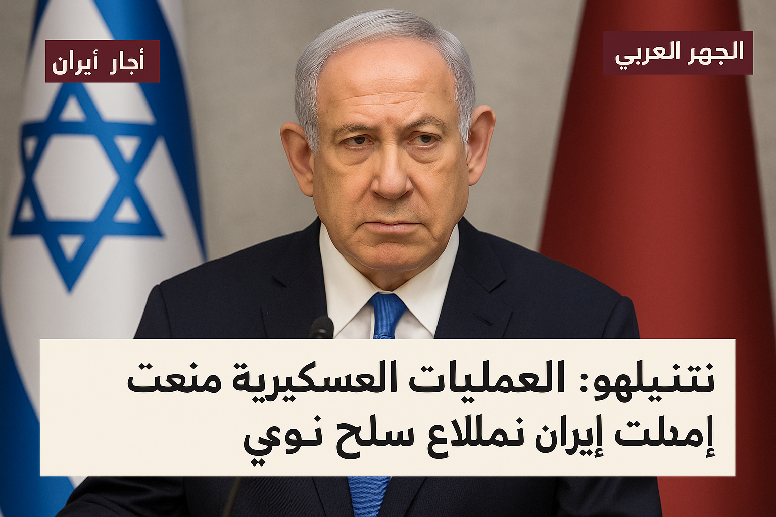 نتنياهو: العمليات العسكرية أوقفت تقدم إيران نحو السلاح النووي