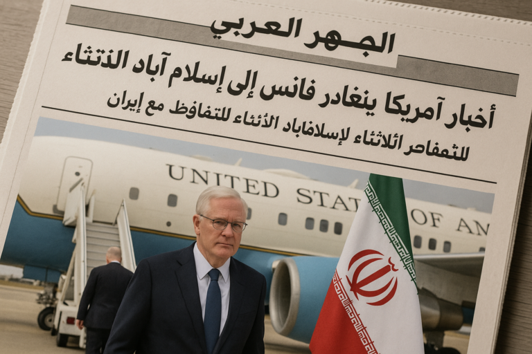 الولايات المتحدة ترسل مبعوثها الخاص إلى إسلام آباد لإجراء مفاوضات مع إيران