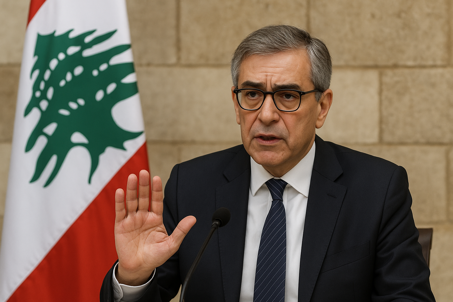 نواف سلام يؤكد رفضه ترهيب حزب الله للبنانيين ويحذر من المساس بكرامة الوطن