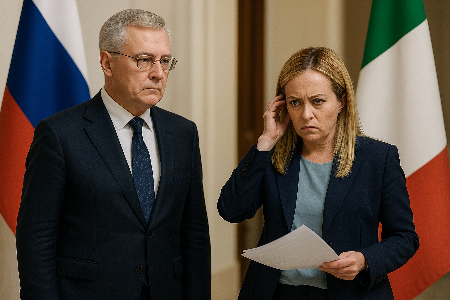 إيطاليا تستدعي السفير الروسي احتجاجًا على إهانة ميلوني