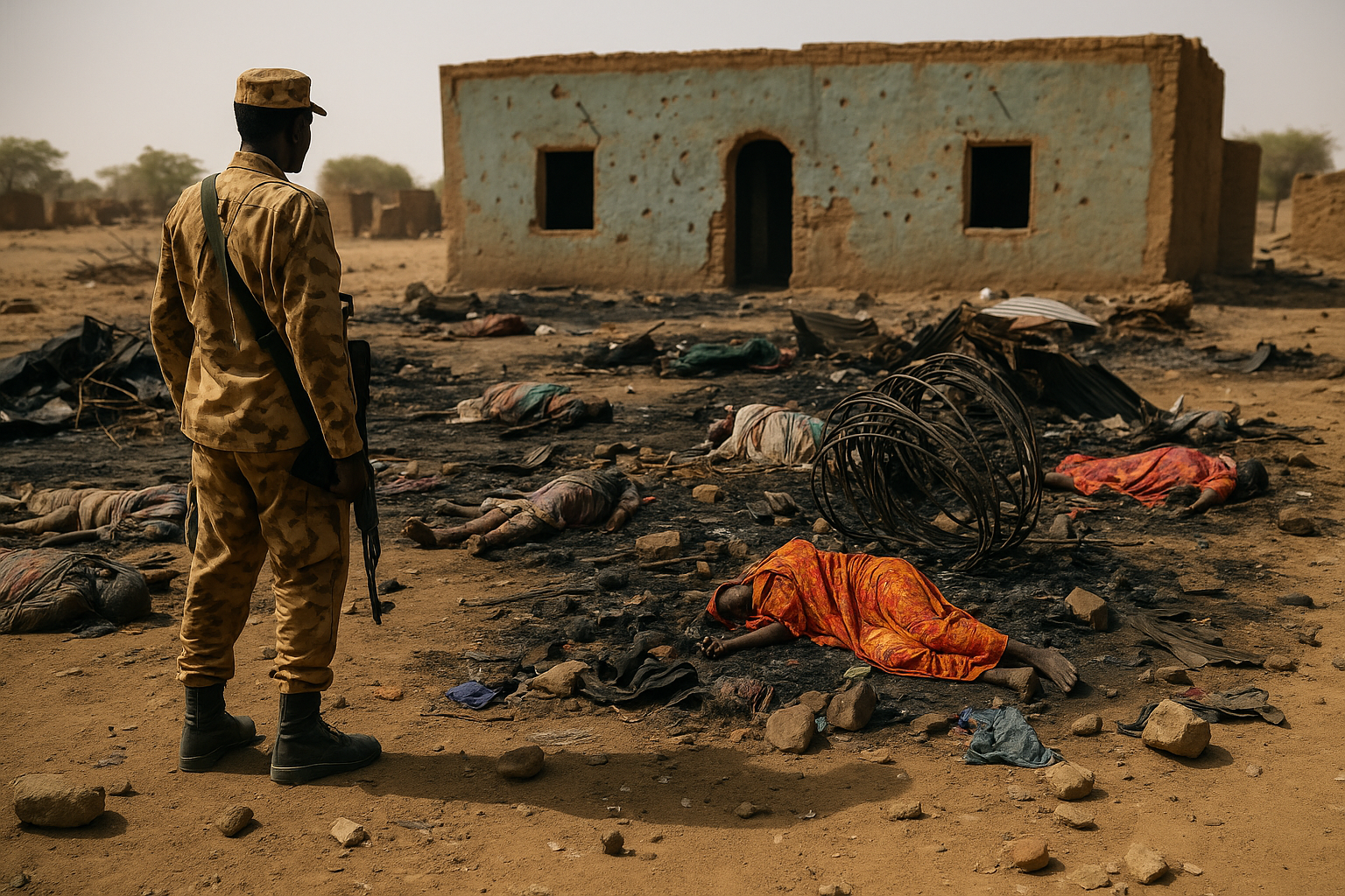 مجزرة جديدة للجيش السوداني بحق المدنيين في دارفور تتسبب في سقوط قتلى وجرحى