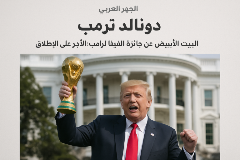 ترامب يشيد بجائزة الفيفا ويصفها بالأجدر على الإطلاق