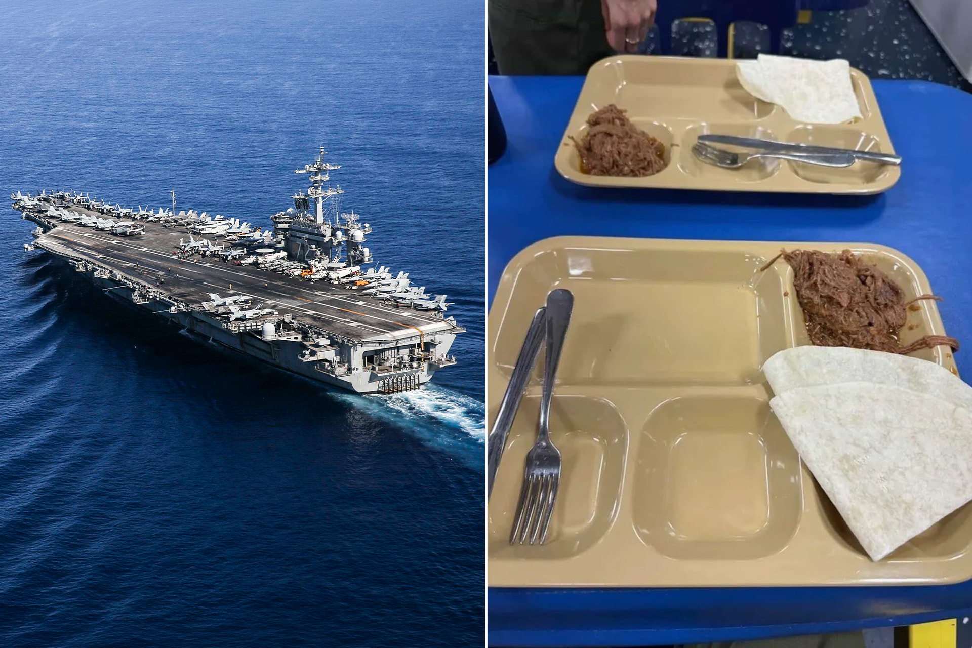 تساؤلات حول أزمة الغذاء التي قد تواجه البحارة الأمريكيين قرب المياه الإيرانية