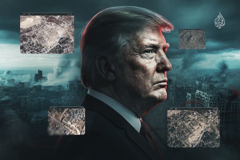 صور الأقمار الصناعية تكشف تدمير الأراضي المحتلة وتفنّد مزاعم ترمب: “كل ما تبقى هو الرمل”