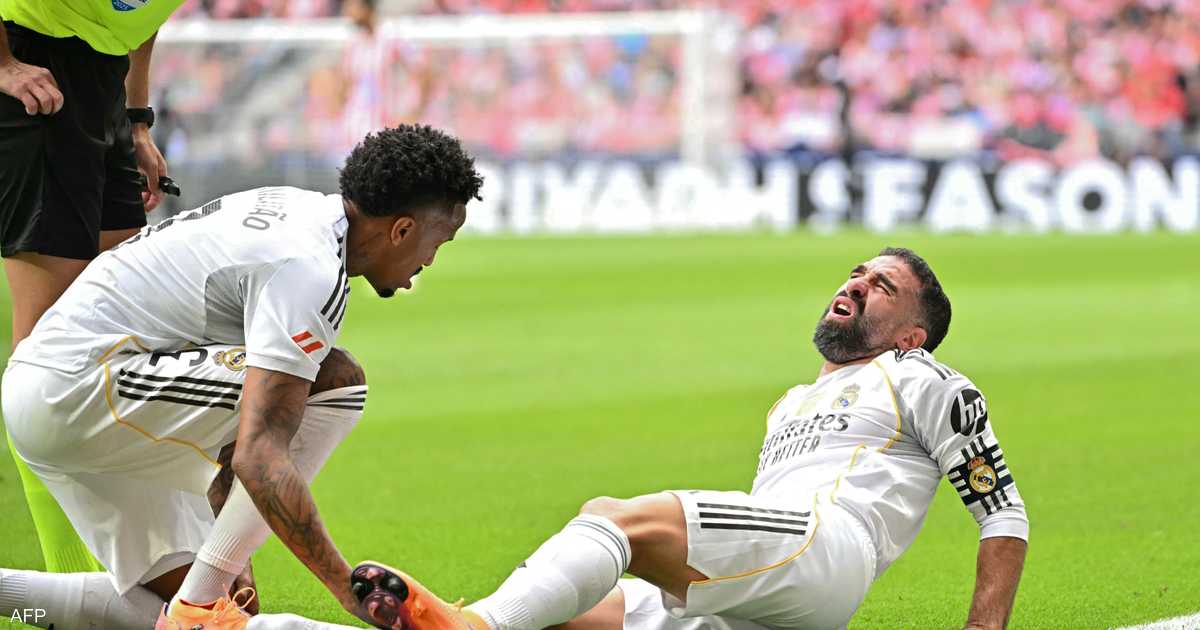 ريال مدريد يعلن إصابة داني كارفاخال ويكشف تفاصيلها