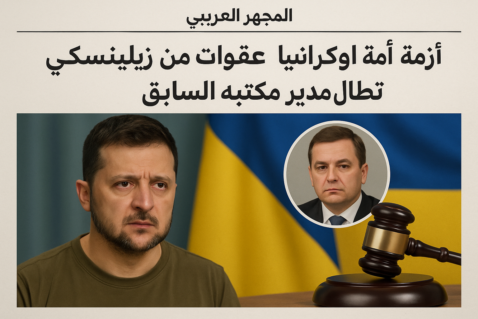 زيلينسكي يفرض عقوبات على مدير مكتبه السابق ضمن جهود مكافحة الفساد