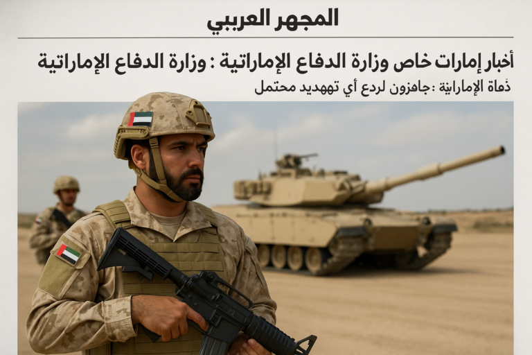 وزارة الدفاع الإماراتية تؤكد جاهزيتها الكاملة لردع أي تهديد محتمل