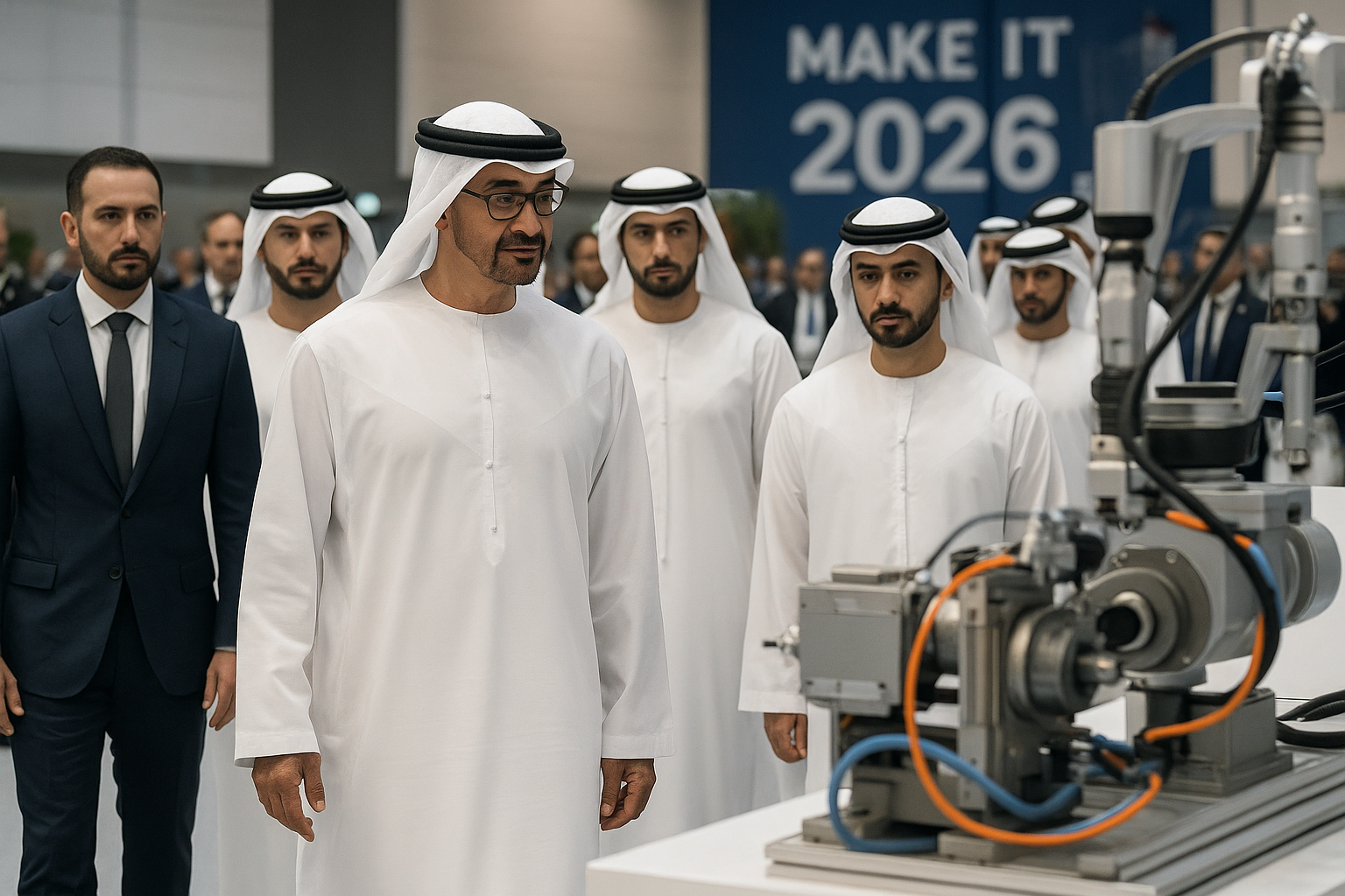 محمد بن زايد يزور منصة “اصنع في الإمارات 2026” لتعزيز الصناعة الوطنية