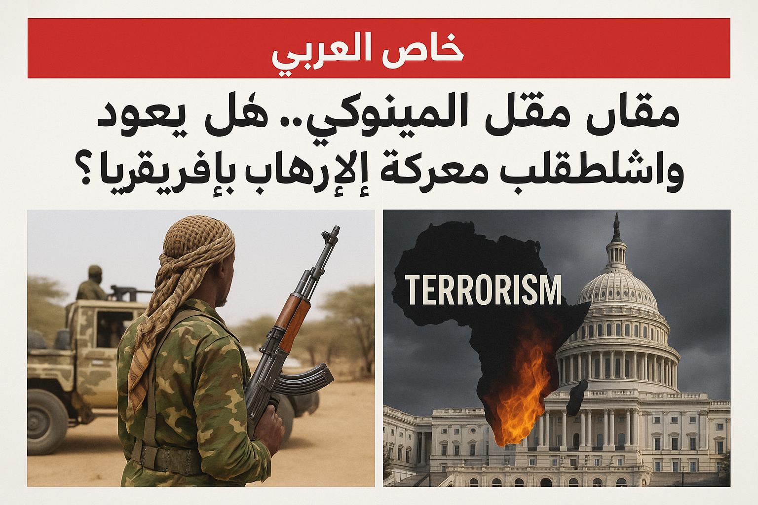 مقتل المينوكي يفتح الباب أمام تعزيز مكافحة الإرهاب الأمريكي في أفريقيا