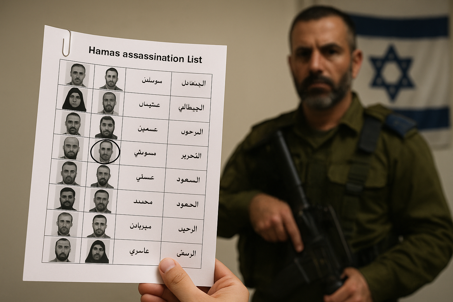 إسرائيل تنشر قائمة اغتيالات حماس عقب مقتل القيادي عودة