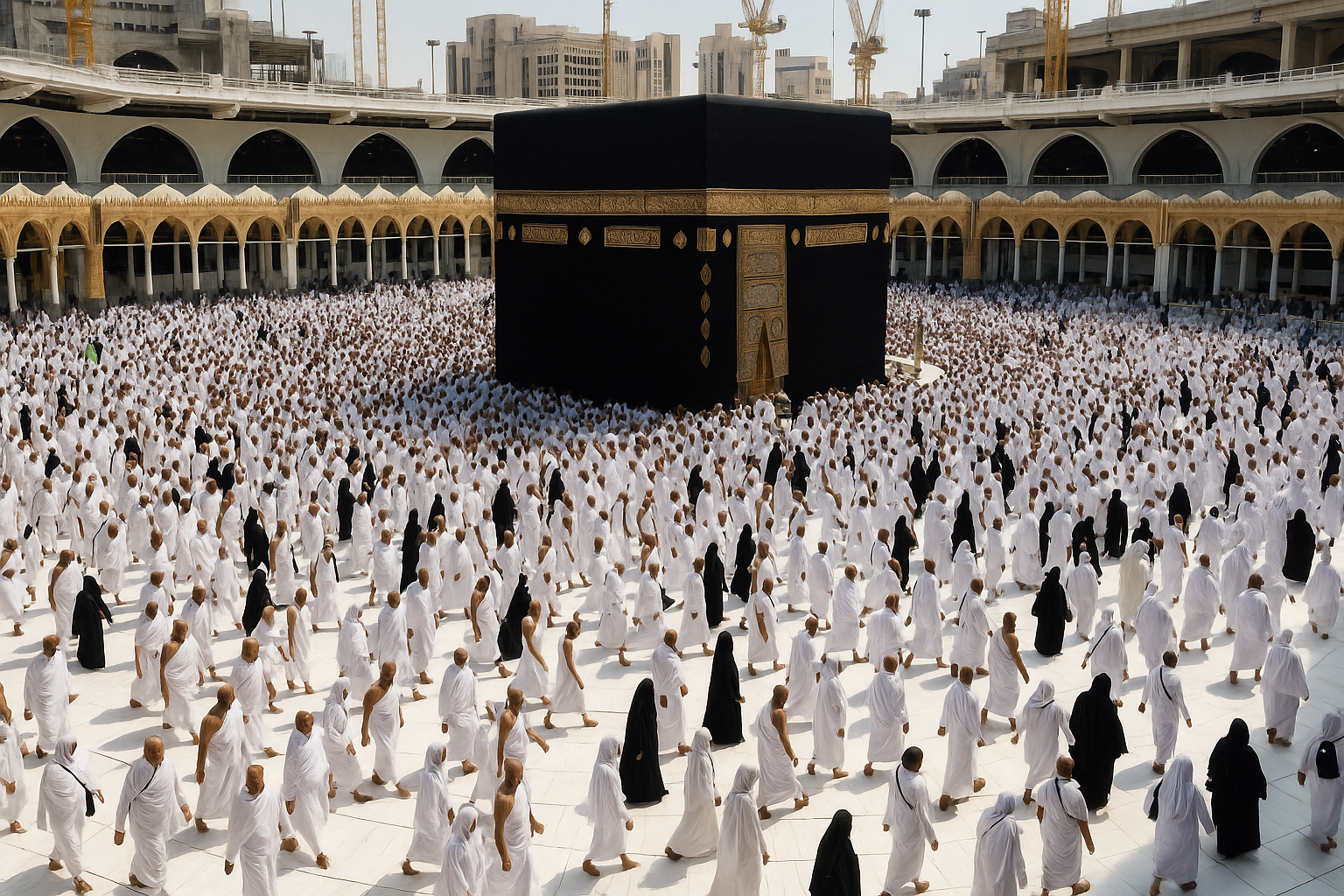 الحجاج يؤدون طواف الإفاضة في مكة وسط خدمات متكاملة من السعودية