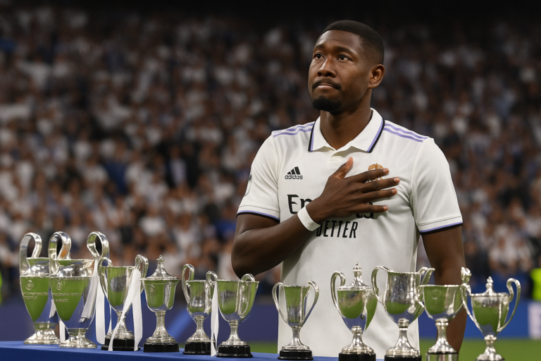 ديفيد ألابا يودّع ريال مدريد بعد تحقيق 11 لقباً مع الفريق