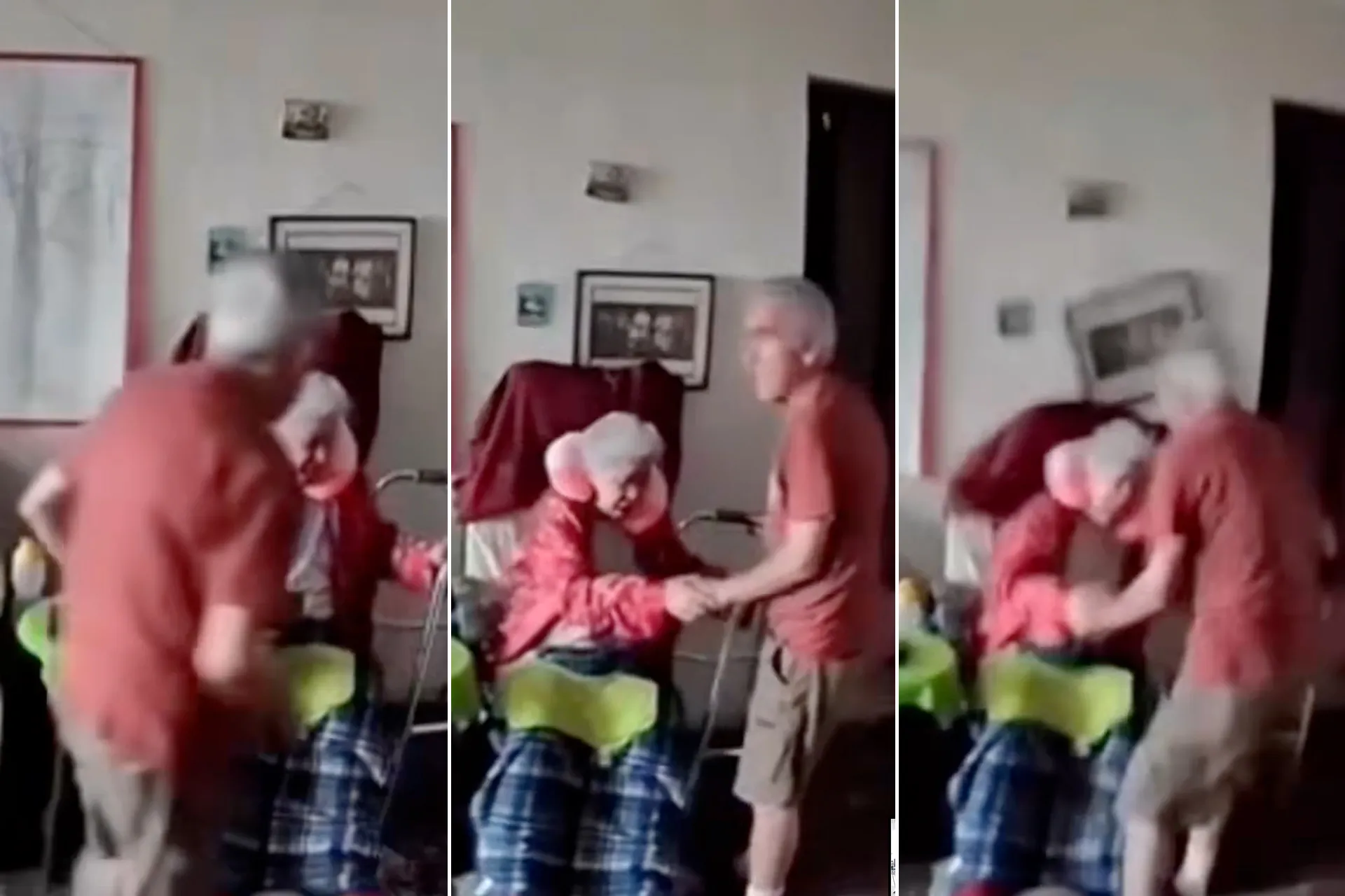 “حبيبي لا تذهب”.. لحظة إنسانية لرجل مسن يحمي زوجته خلال زلزال فنزويلا تُلهب منصات التواصل