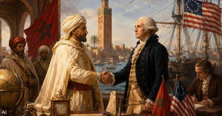 المغرب يسبق العالم بالاعتراف بأمريكا عام 1777: أول شراكة دبلوماسية ذات رؤية استراتيجية