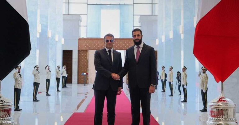 الشرع يعلن تأسيس شراكة استراتيجية مع فرنسا قائمة على المصالح المتبادلة