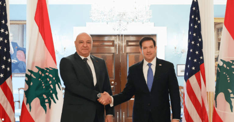 روبيو يشيد بجهود لبنان ويؤكد على المضي قدمًا نحو السلام بعد لقاء الرئيس عون