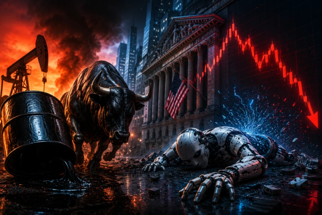 الوول ستريت تغلق منخفضة مع صعود أسعار النفط وتوترات إيران تؤثر على أسهم التكنولوجيا