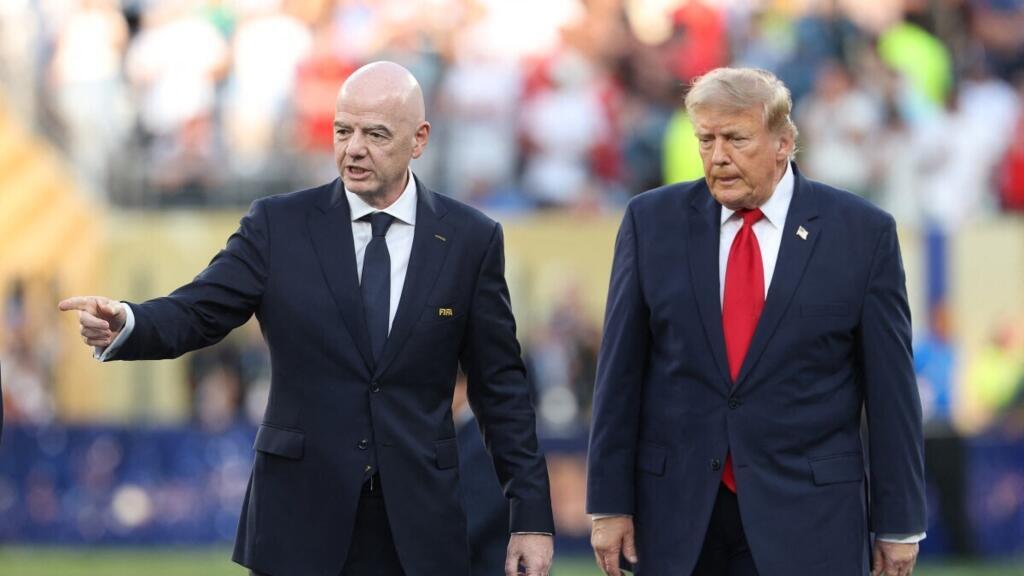 صيحات استهجان تُحيط بترامب وإنفانتينو أثناء تتويج إسبانيا بلقب كأس العالم