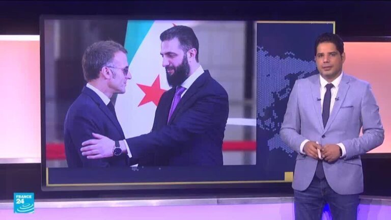 هل غادر ماكرون دمشق بعد انفجارين قرب مقر إقامته؟ إليكم الحقيقة