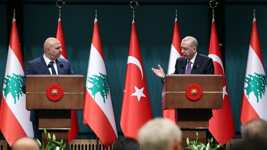 أردوغان يؤكد استمرار دعم تركيا لتعزيز القدرات المؤسسية للبنان