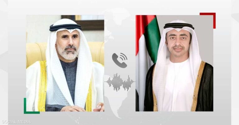 وزيرا خارجية الإمارات والكويت يبحثان المستجدات الإقليمية وجهود تعزيز الأمن والاستقرار