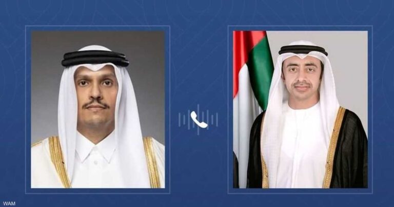 عبدالله بن زايد ورئيس وزراء قطر يبحثان تعزيز الأمن الإقليمي والعلاقات الثنائية