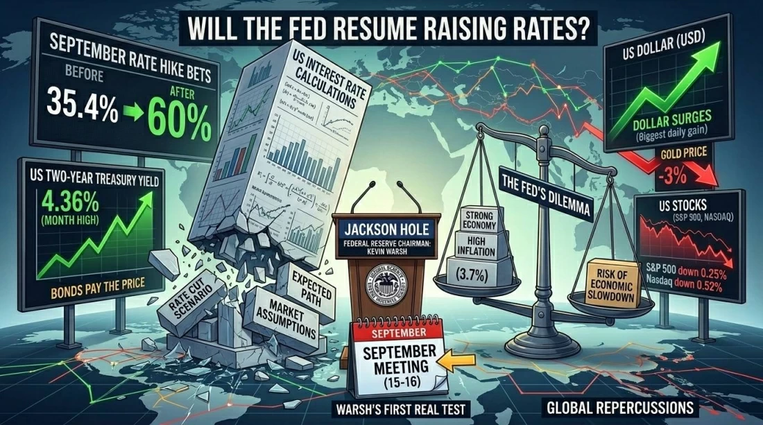 ورش يعيد احتمال رفع الفائدة الأميركية إلى السوق بعد بيانات التضخم وجاكسون هول