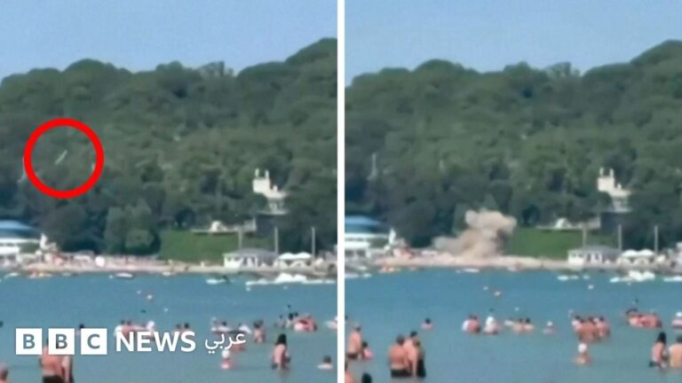مقتل 7 بينهم 3 أطفال وإصابة 40 في هجوم بطائرة مسيّرة على شاطئ جنوبي روسيا