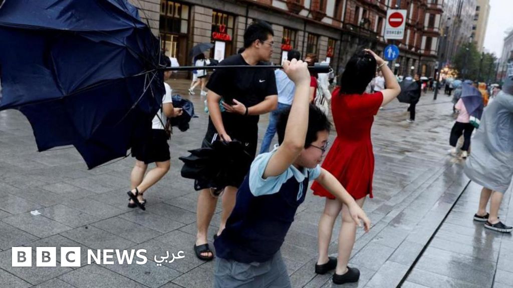 الصين تُجلي أكثر من مليون شخص مع وصول إعصار دولفين وتسبب أضرار واسعة في شرق البلاد