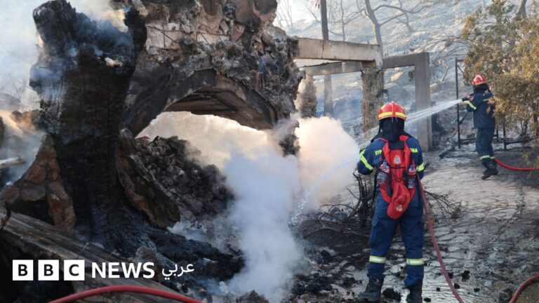 مقتل شخصين وإجلاء مئات بسبب حريقين في جزيرة سالامينا اليونانية