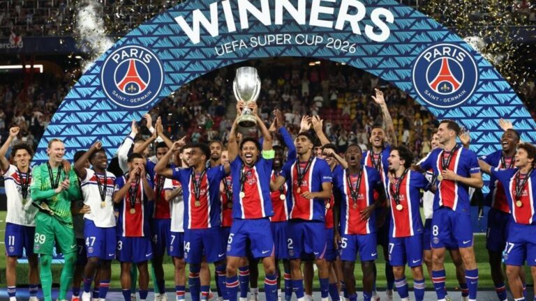 باريس سان جرمان يحافظ على كأس السوبر الأوروبية بفوزه على أستون فيلا