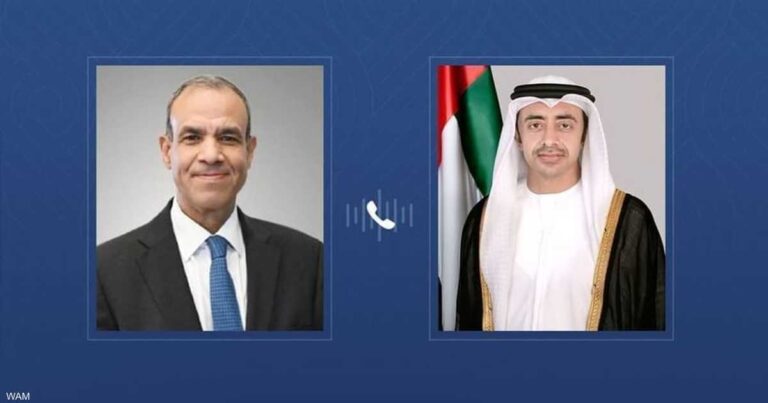 عبدالله بن زايد وبدر عبدالعاطي يبحثان هاتفياً تعزيز الأمن والاستقرار الإقليمي