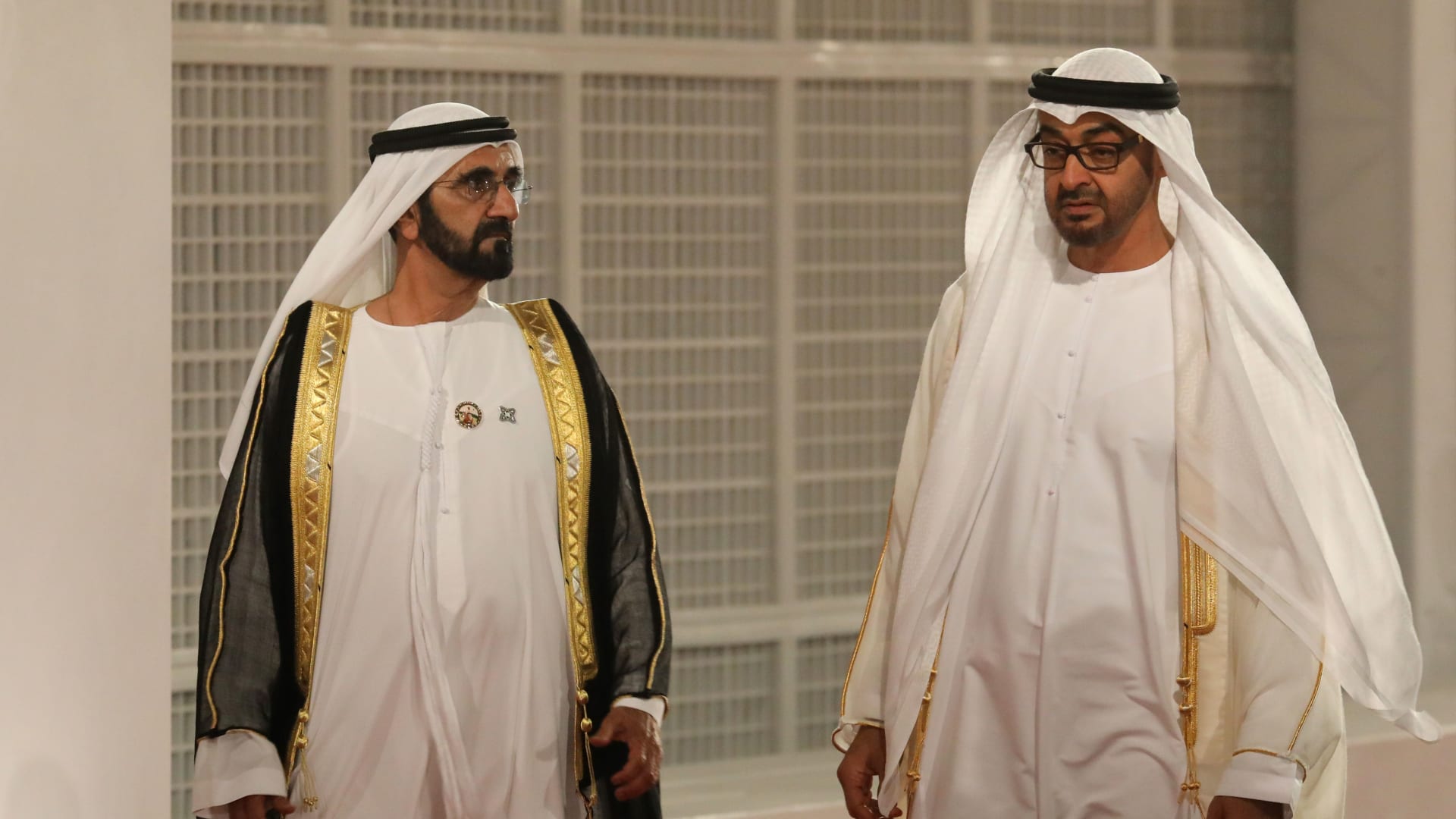 محمد بن زايد يصف محمد بن راشد بـ”رفيق الدرب وتاج الرأس والعضيد” في رد على رسالته