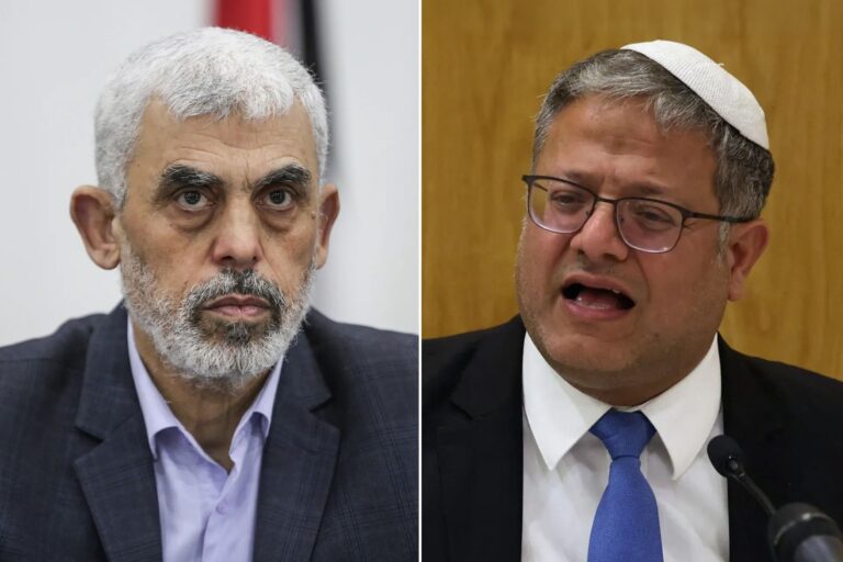 بن غفير يهدد بإحراق جثمان يحيى السنوار حال توليه وزارة الدفاع