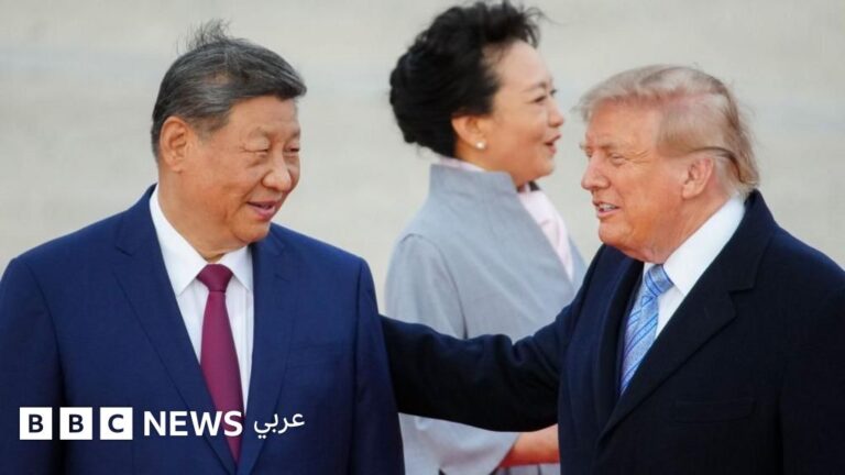 ترامب يستقبل الرئيس الصيني شي جين بينغ في واشنطن وسط أجواء رسمية وحديث عن هدنة تجارية
