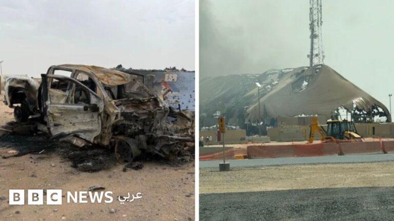 صور تكشف أضراراً واسعة في مواقع أمريكية بدول عربية جراء هجمات إيرانية