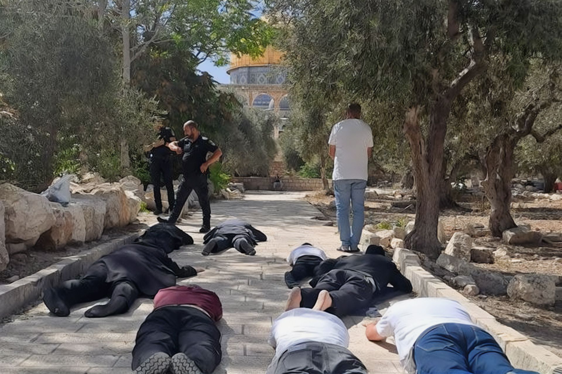 تصاعد اقتحامات المستوطنين للمسجد الأقصى وطقوس "السجود الملحمي" خلال عيد العُرش