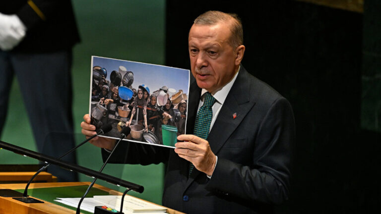 أردوغان يستعرض موقف تركيا الثابت حول فلسطين من منبر الأمم المتحدة