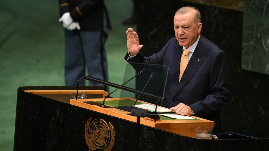 أردوغان يدعو لإصلاح مجلس الأمن الدولي ويشدد على ضرورة إعادة بناء الثقة في الأمم المتحدة