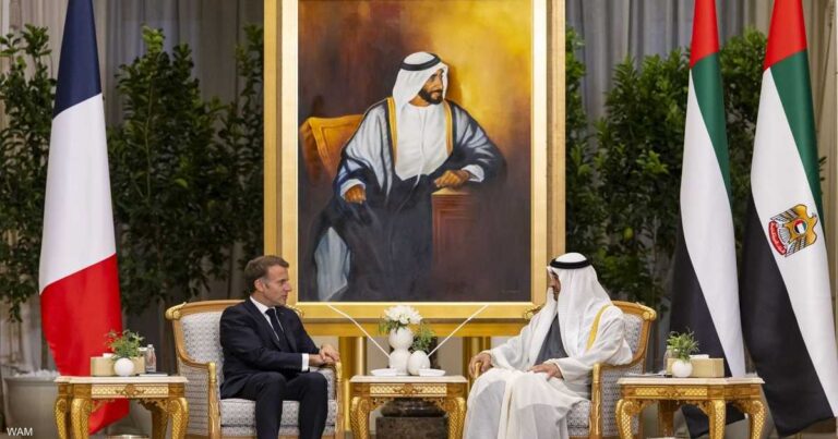 الشيخ محمد بن زايد والرئيس الفرنسي يبحثان تعزيز التعاون الاستراتيجي بين الإمارات وفرنسا